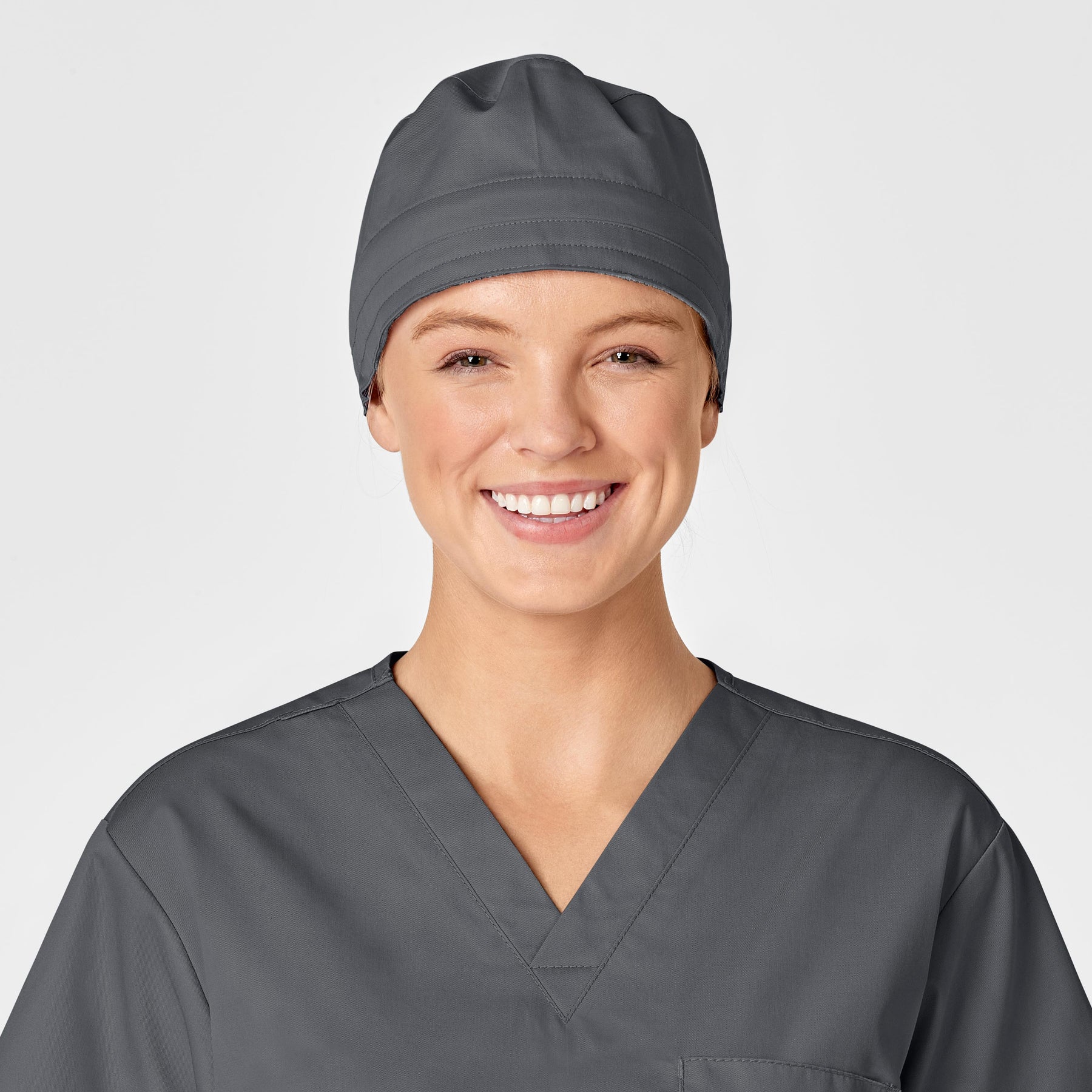 Wink WonderWORK Unisex Tie Back Scrub Cap Pewter