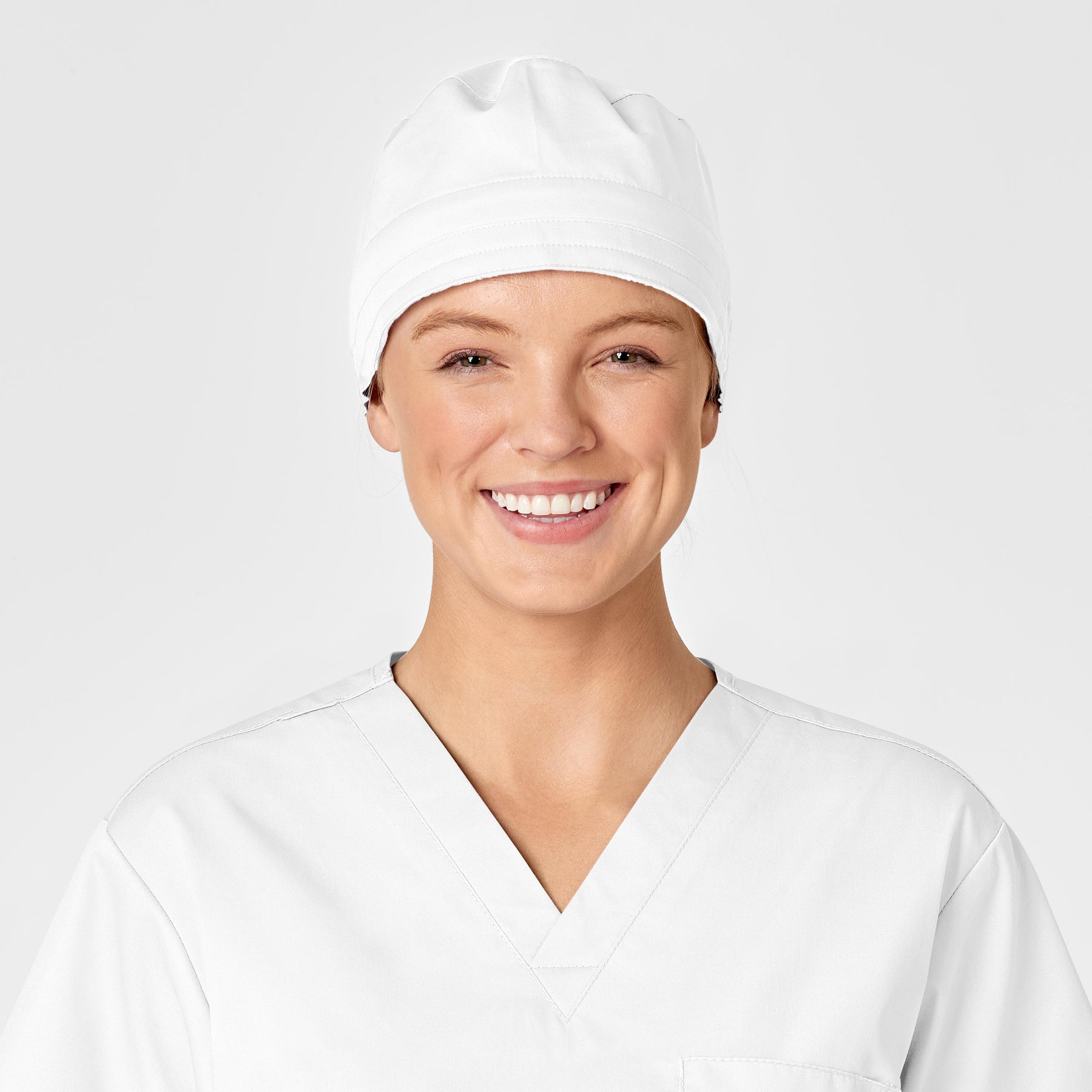 Wink WonderWORK Unisex Tie Back Scrub Cap White