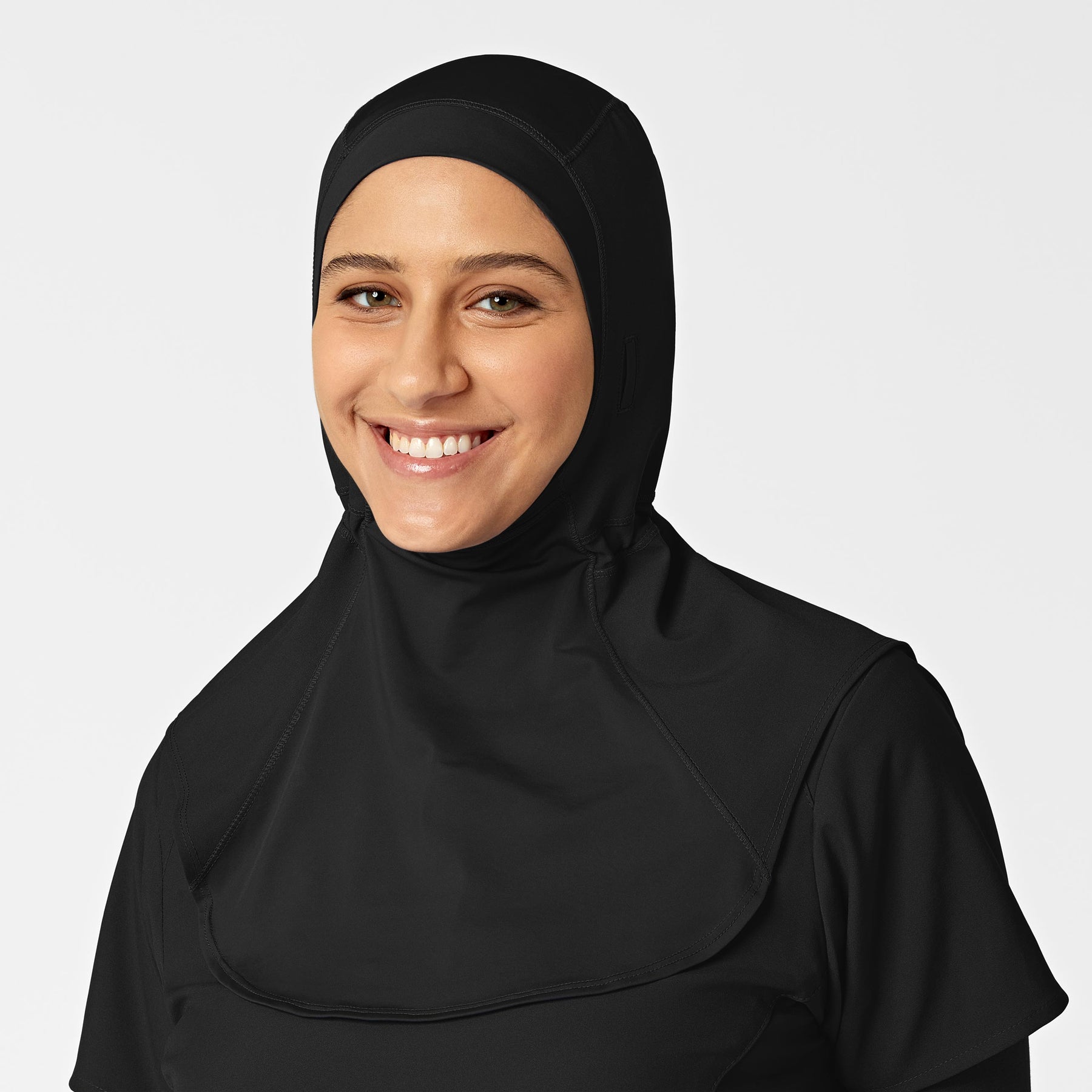 Wink W123 Women's Scrub Hijab Black