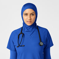 W123 Women's Hijab Royal scrub set