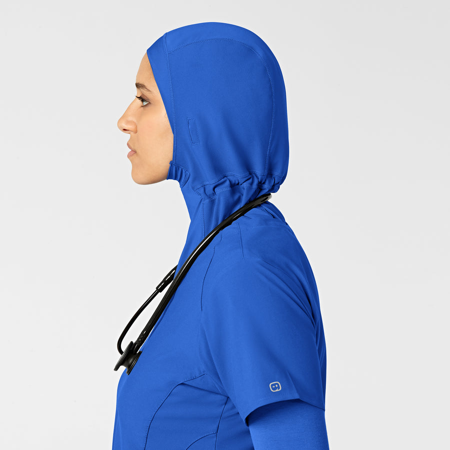W123 Women's Hijab Royal side detail 1