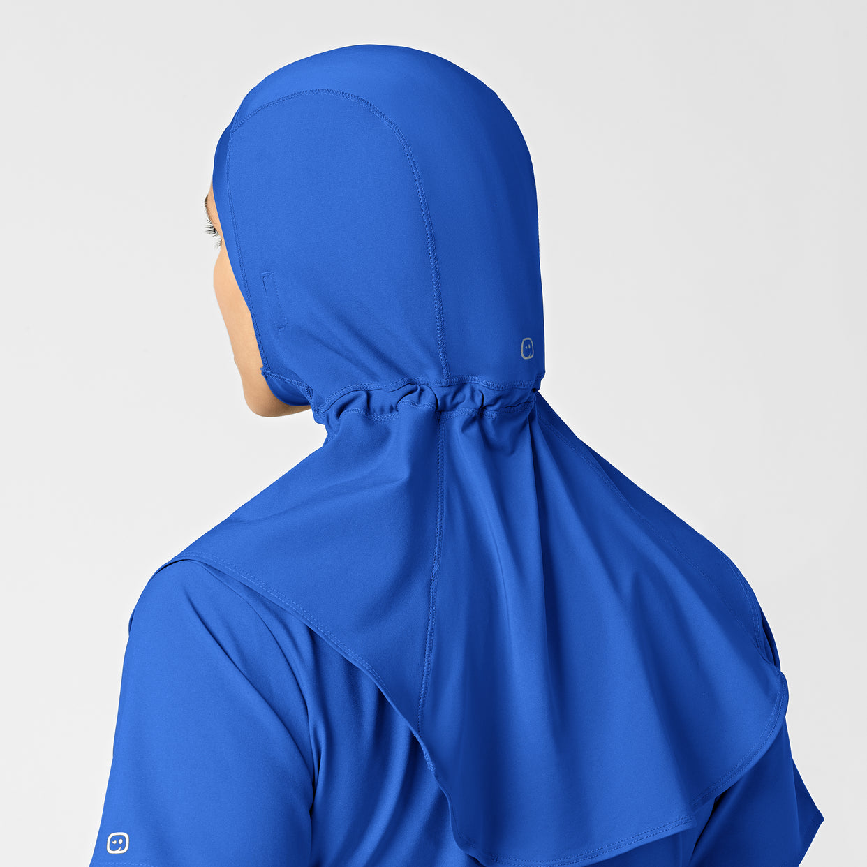 W123 Women's Hijab Royal side detail 2