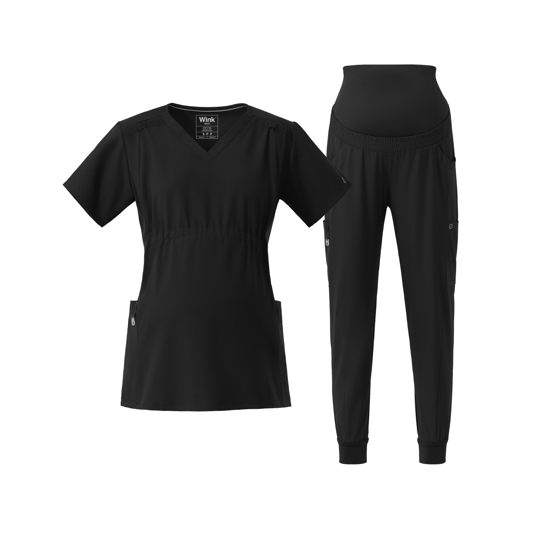 W123 Women's Maternity Scrub Set