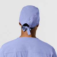 NURTUR Unisex Scrub Cap Ceil Blue back view
