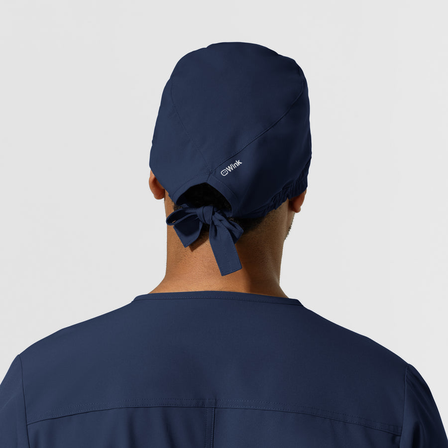 NURTUR Unisex Scrub Cap Navy back view