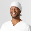 NURTUR Unisex Scrub Cap White