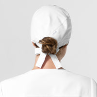 NURTUR Unisex Scrub Cap - White