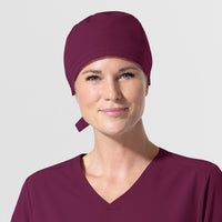 NURTUR Unisex Scrub Cap - Wine