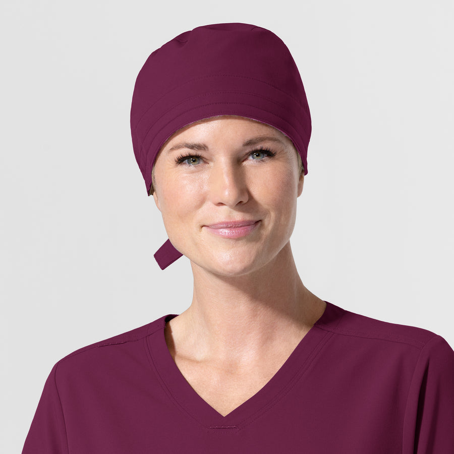 NURTUR Unisex Scrub Cap - Wine