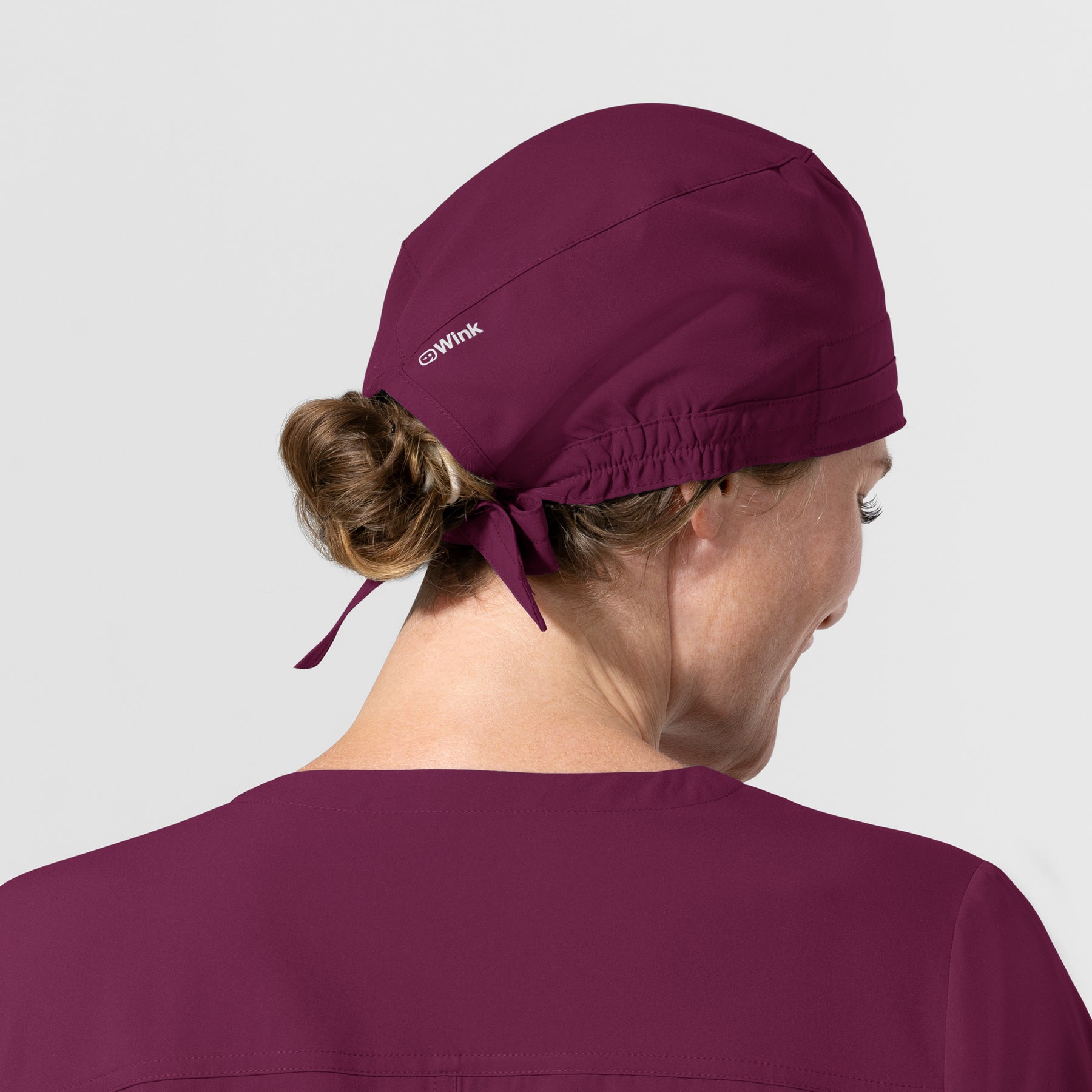 NURTUR Unisex Scrub Cap - Wine