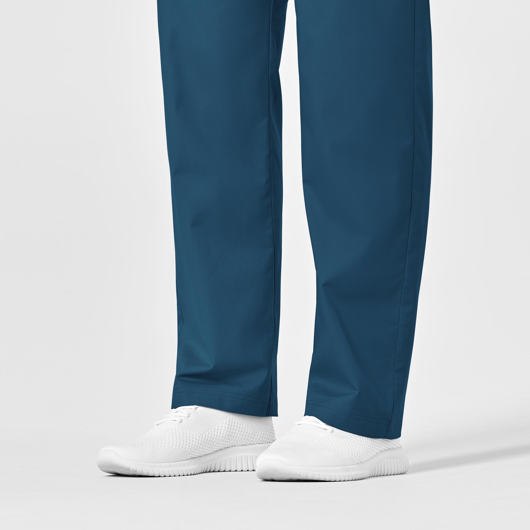 WonderWORK Unisex Drawstring Cargo Scrub Pant Caribbean Blue back detail