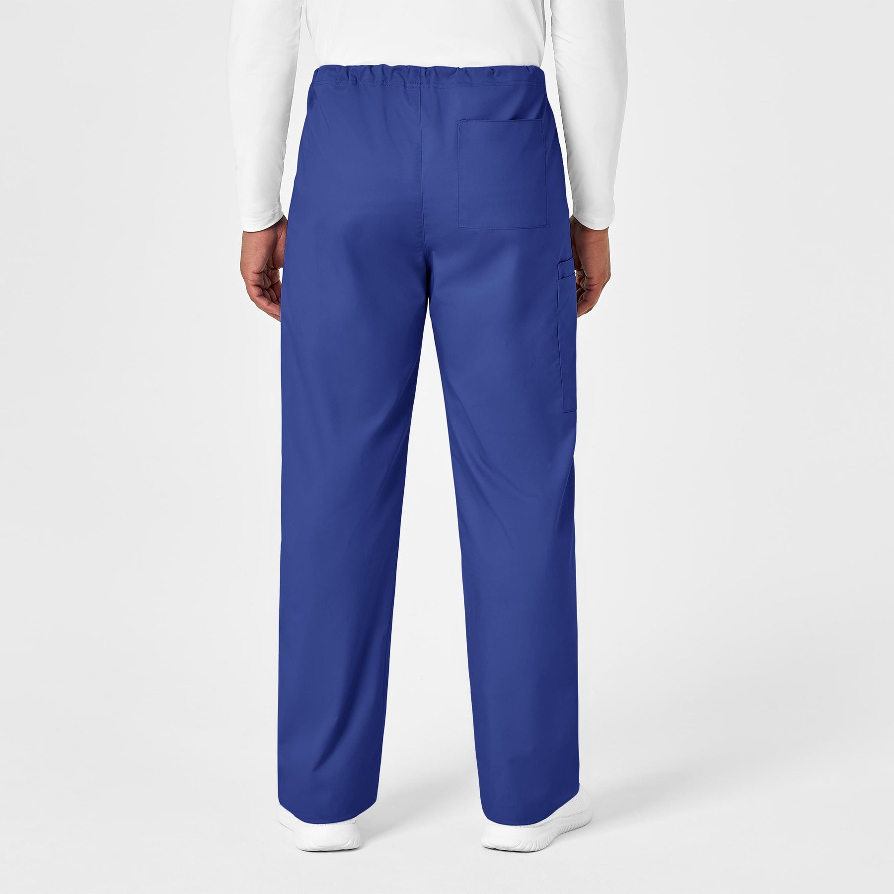 WonderWORK Unisex Drawstring Cargo Scrub Pant - Galaxy Blue