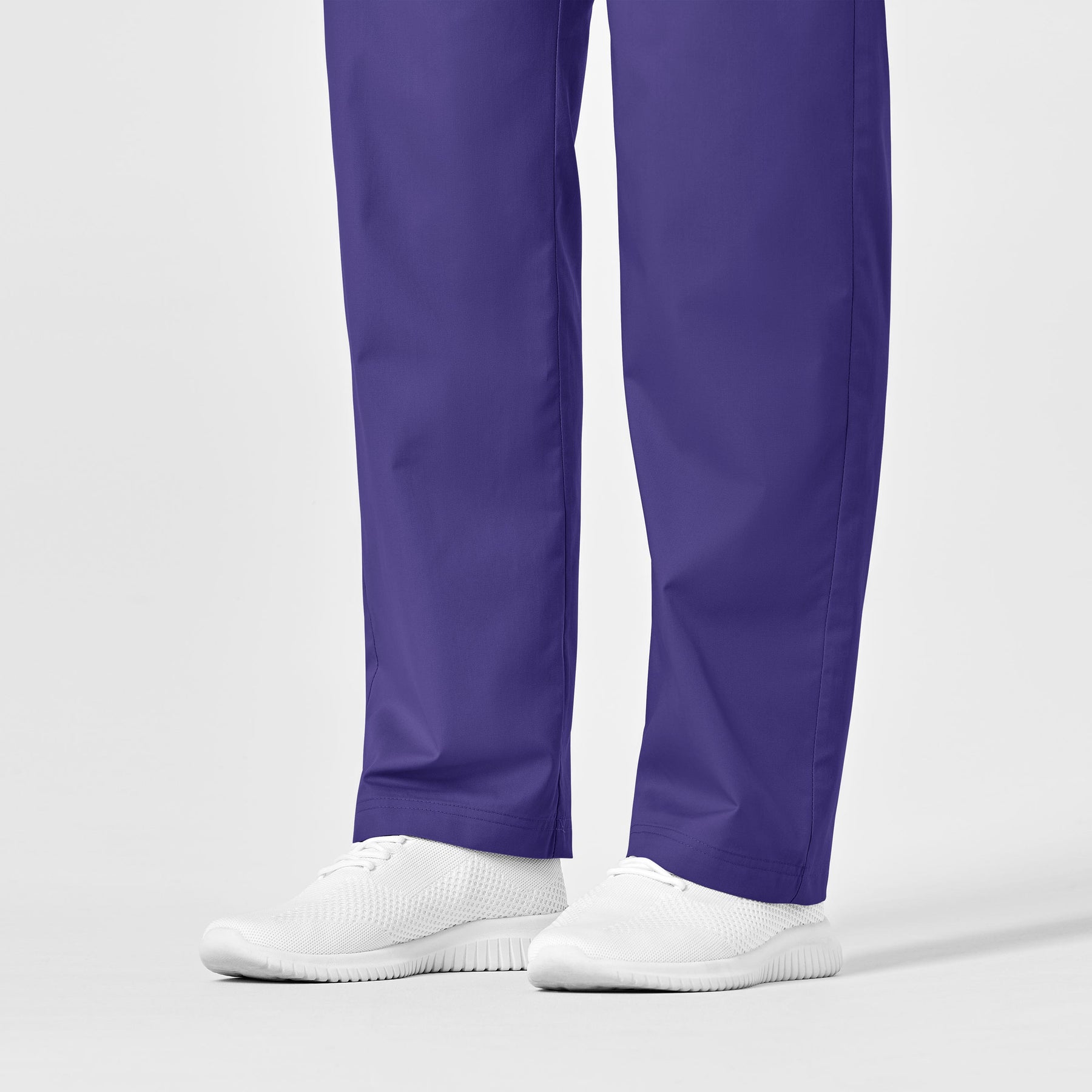 WonderWORK Unisex Drawstring Cargo Scrub Pant Grape back detail