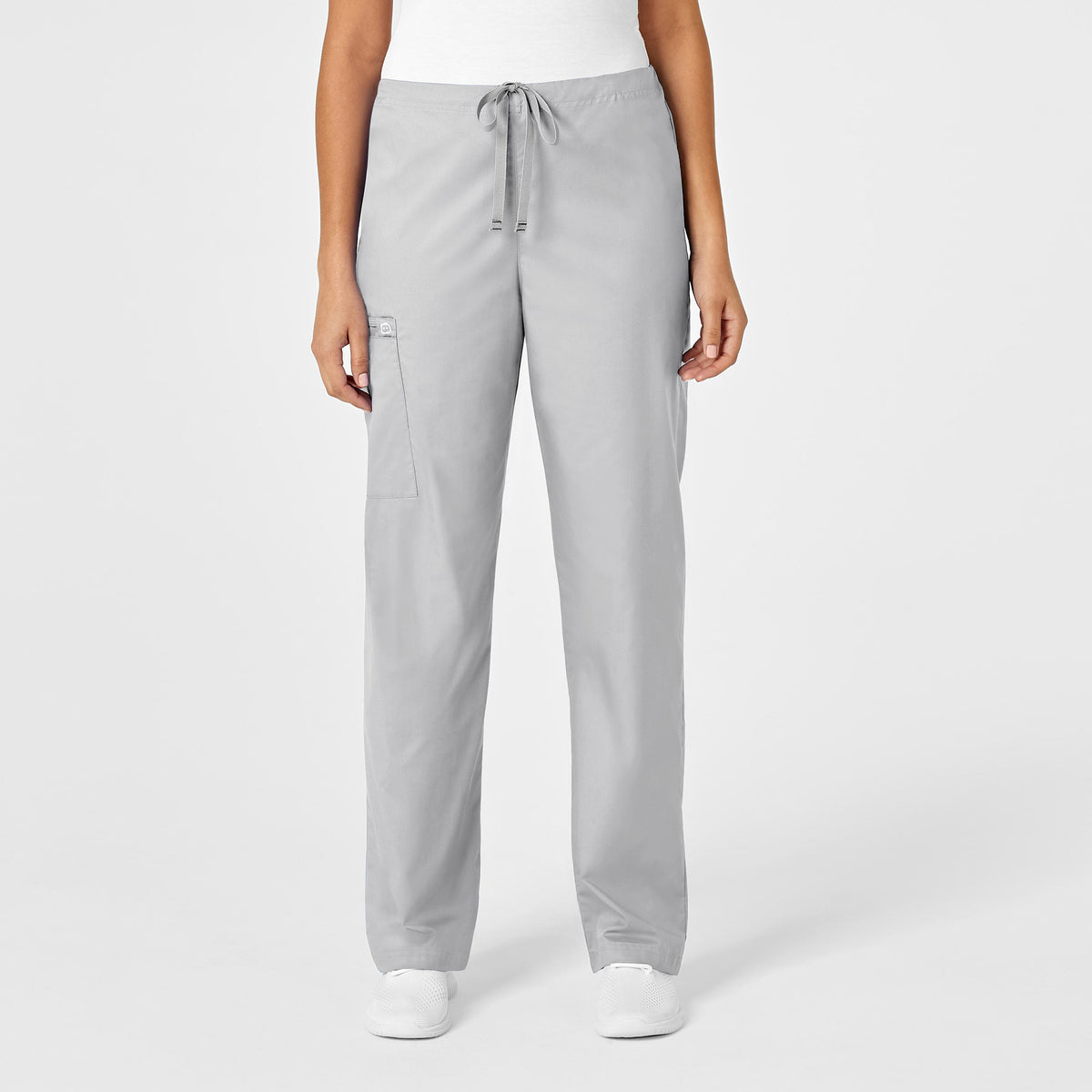 Wink WonderWORK Unisex Drawstring Cargo Scrub Pant Grey