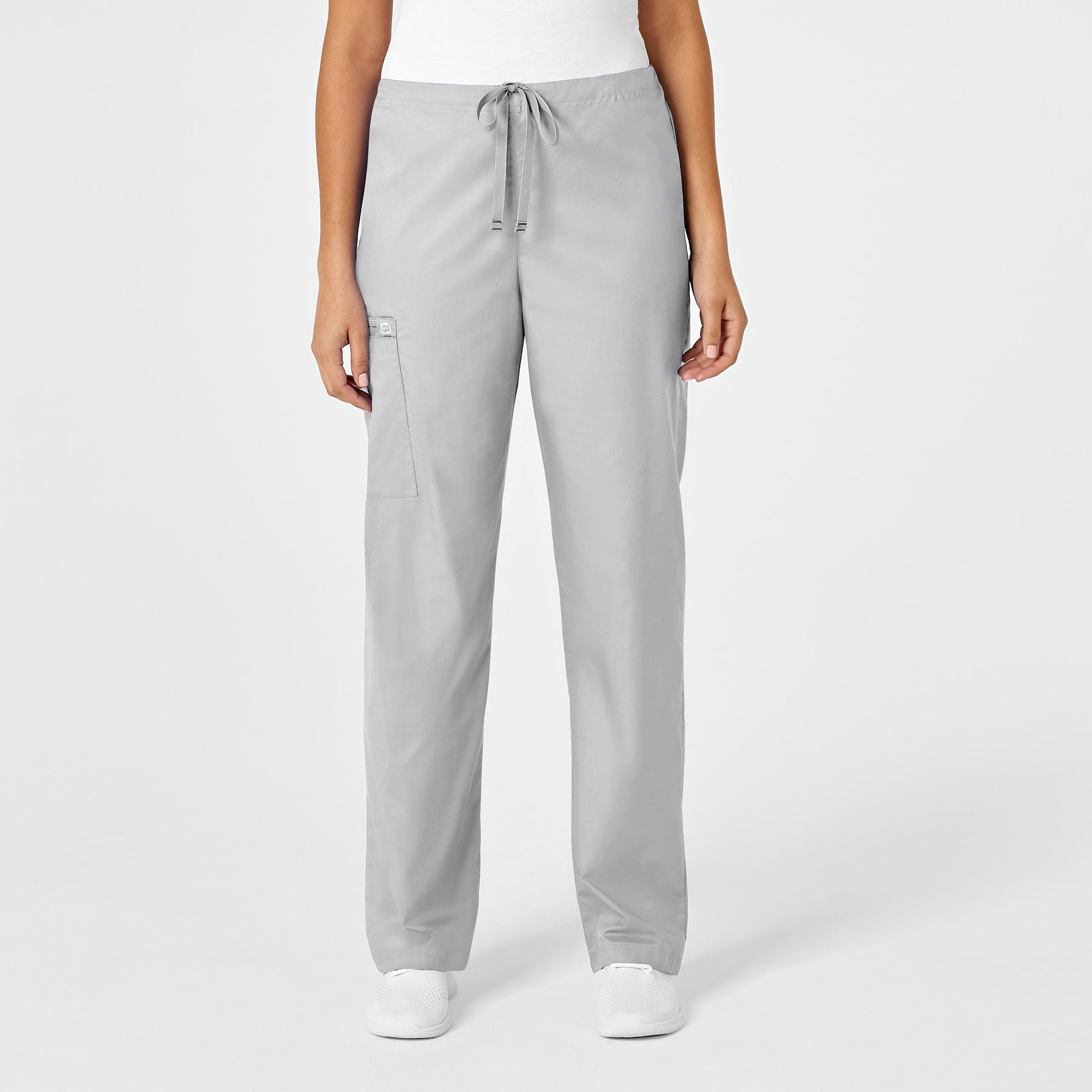 Wink WonderWORK Unisex Drawstring Cargo Scrub Pant Grey