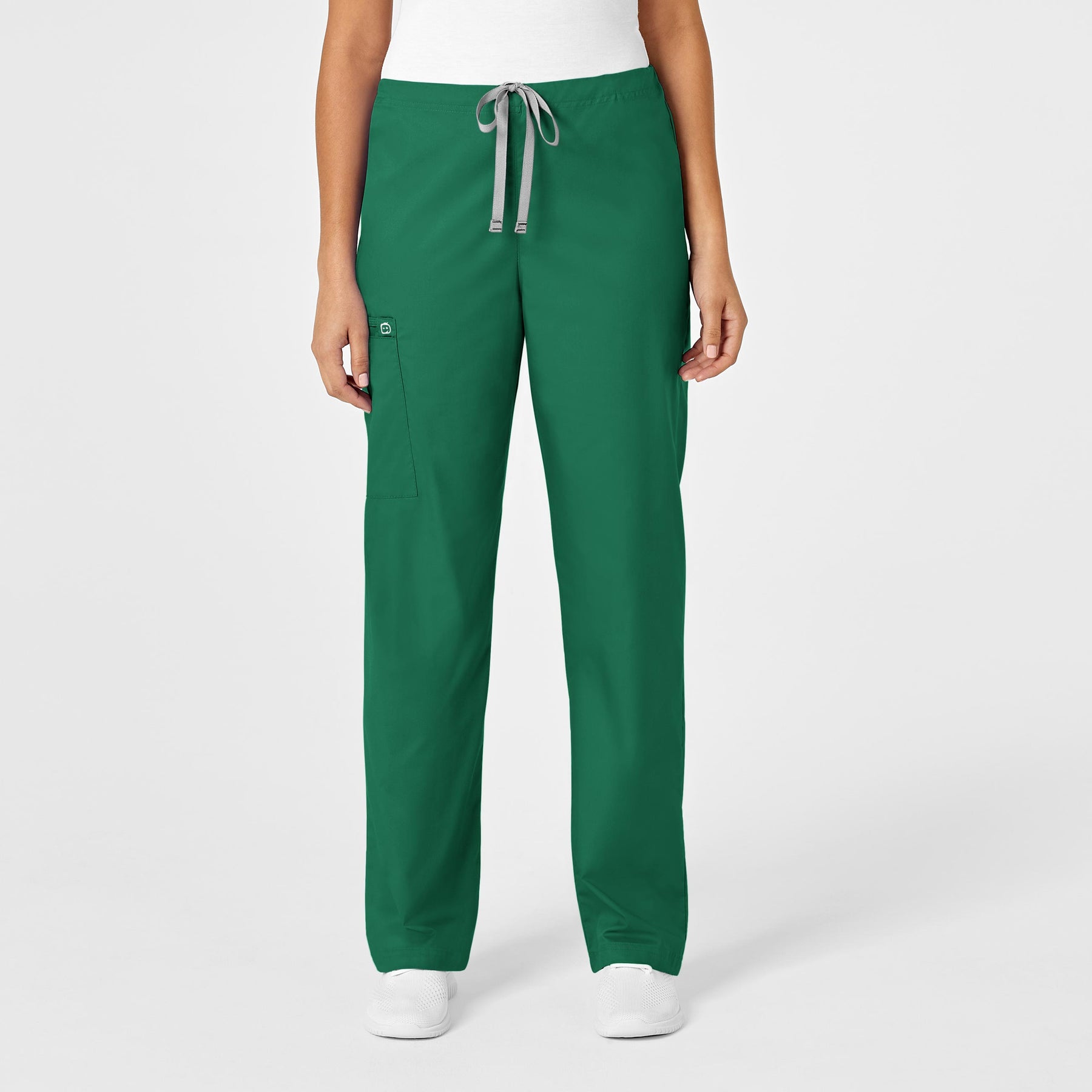 Wink WonderWORK Unisex Drawstring Cargo Scrub Pant Hunter
