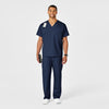 WonderWORK Unisex Drawstring Cargo Scrub Pant Navy full scrub set