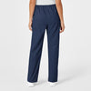 WonderWORK Unisex Drawstring Cargo Scrub Pant Navy back view