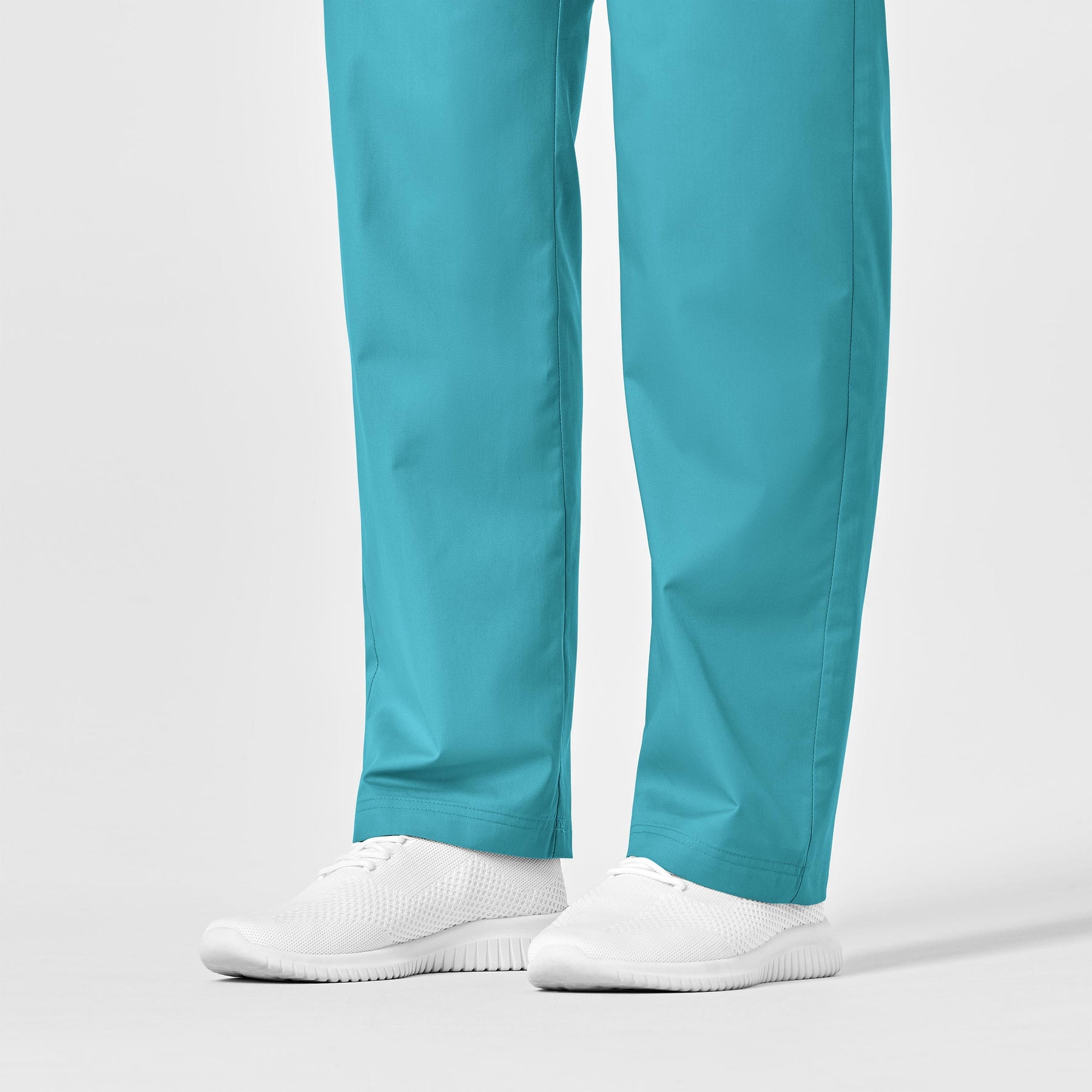 WonderWORK Unisex Drawstring Cargo Scrub Pant Teal Blue back detail