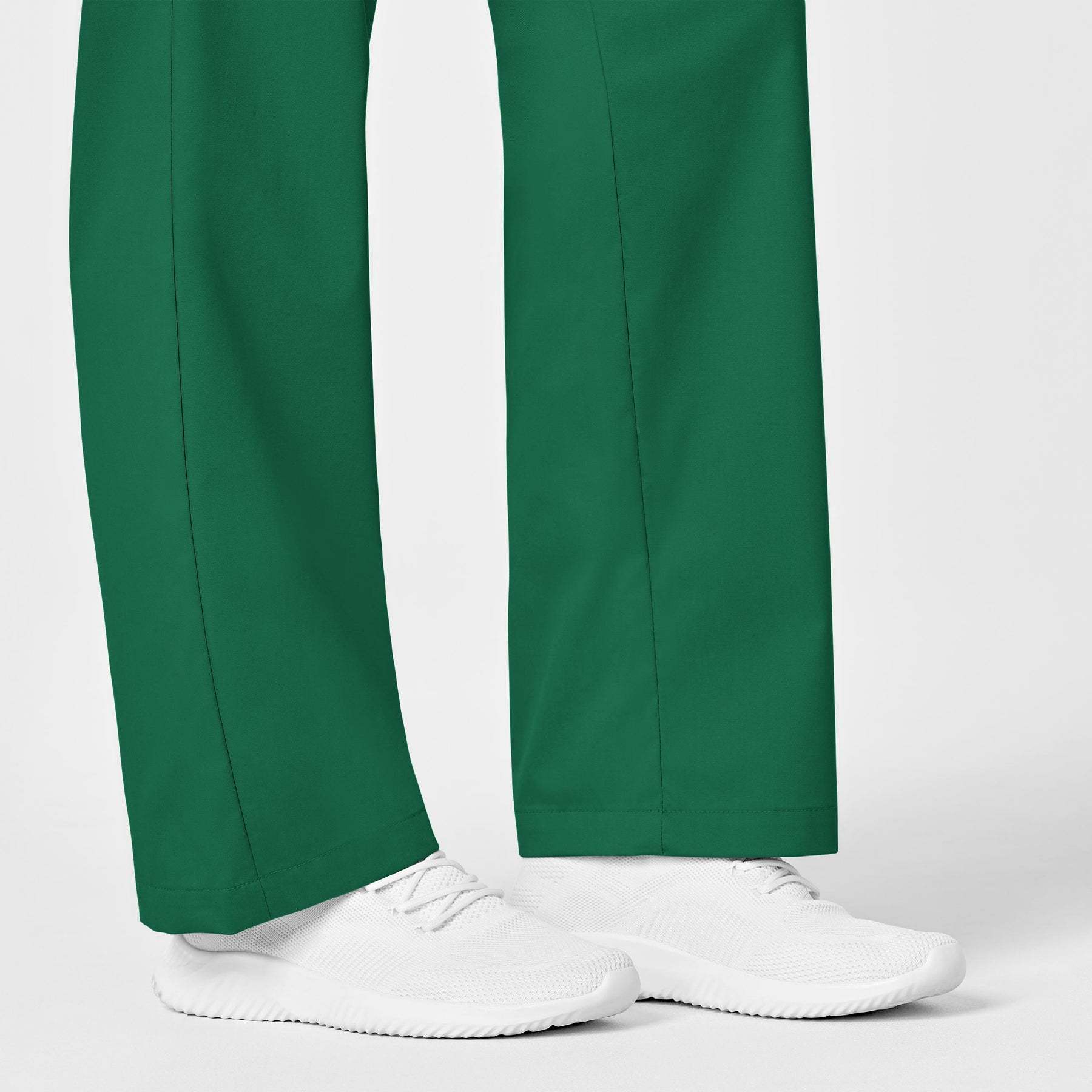 WonderWORK Women's Pull-On Cargo Scrub Pant Hunter hemline detail