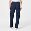 WonderWORK Women's Pull-On Cargo Scrub Pant Navy back view