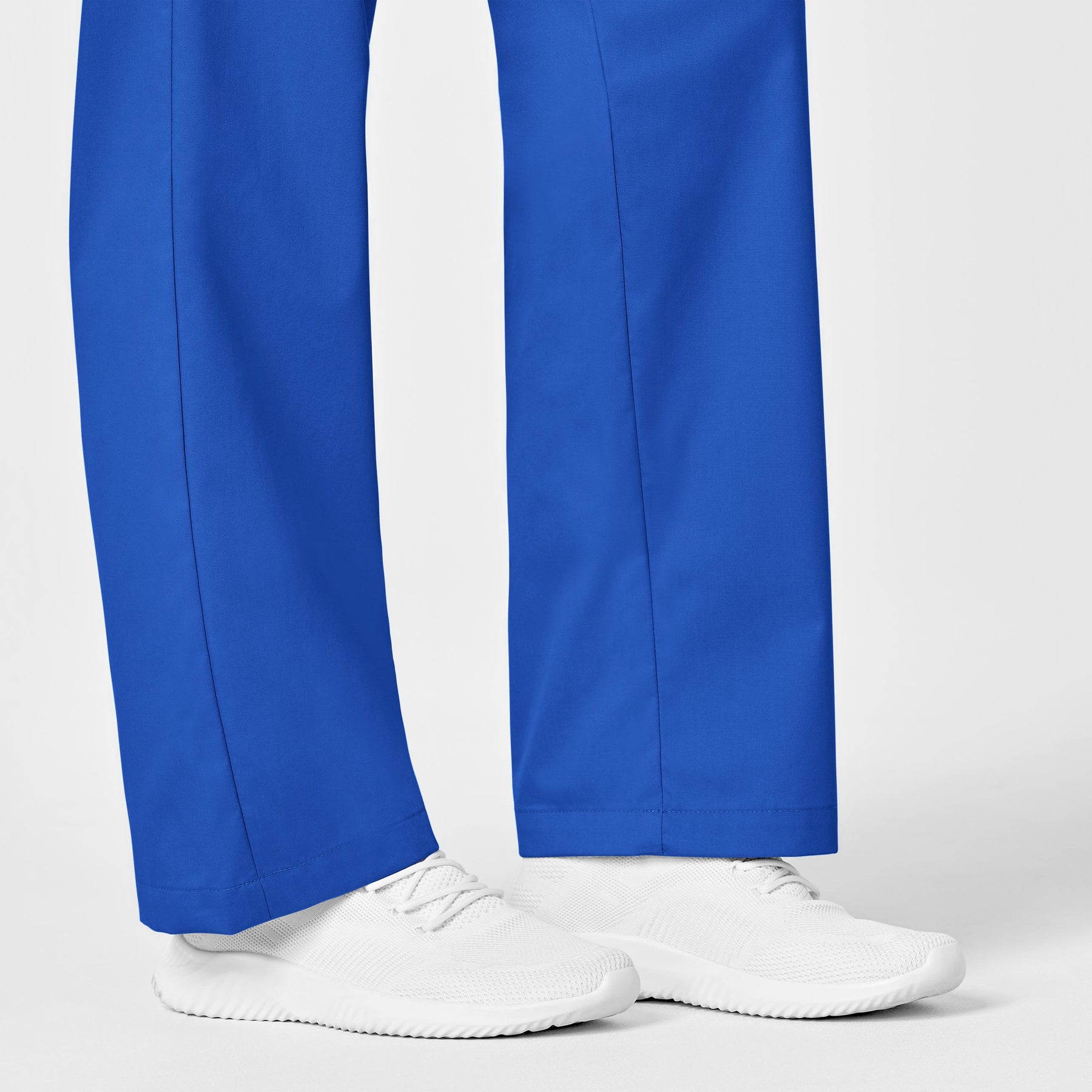 WonderWORK Women's Pull-On Cargo Scrub Pant Royal hemline detail