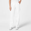 Wink WonderWORK Women's Pull-On Cargo Scrub Pant White