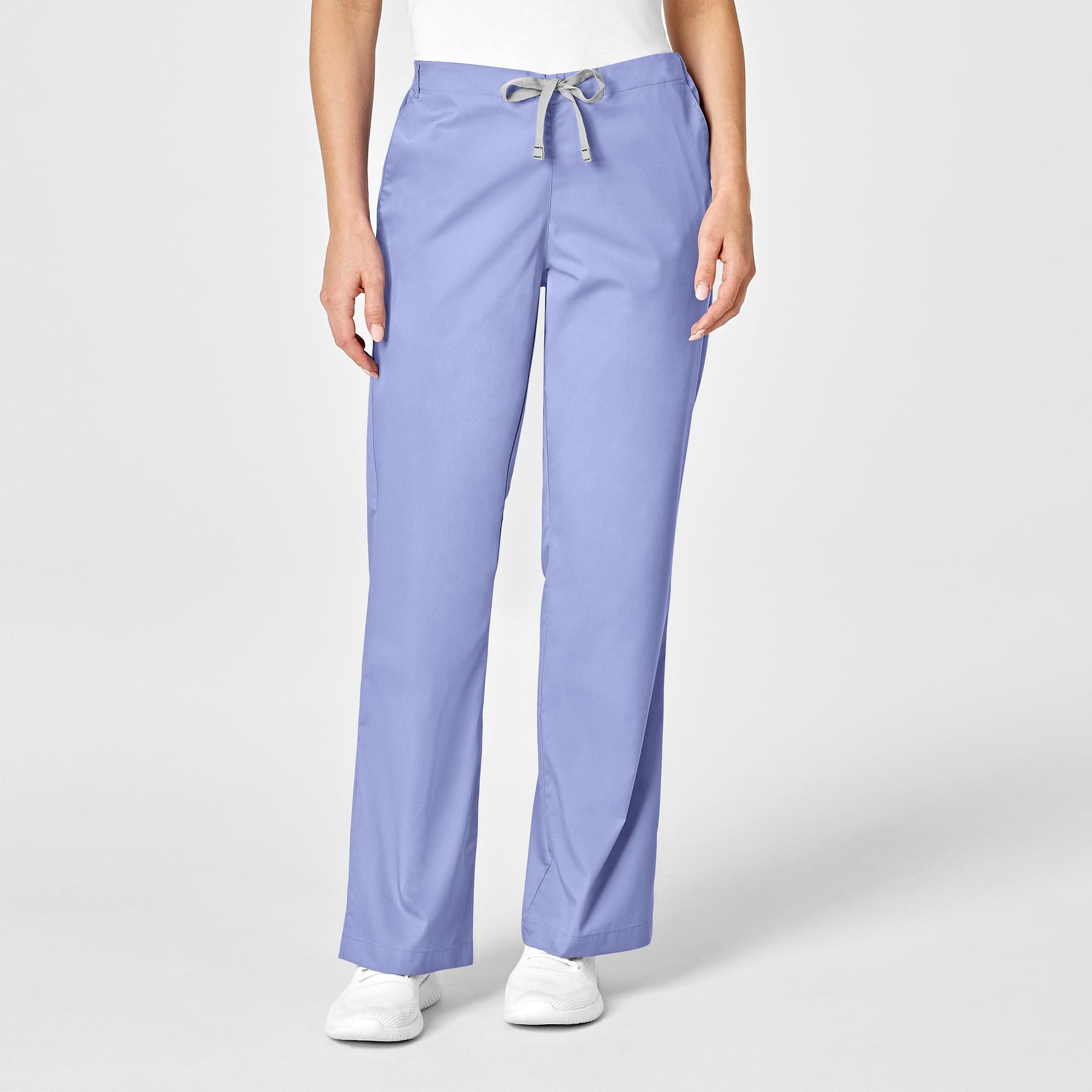 Wink WonderWORK Women's Flare Leg Scrub Pant Ceil Blue