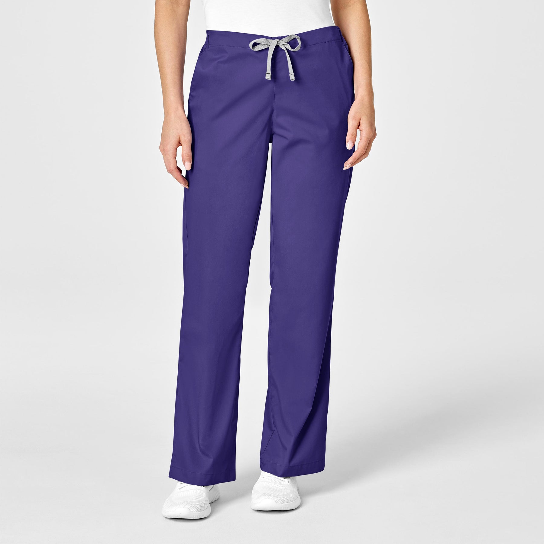 Wink WonderWORK Women's Flare Leg Scrub Pant Grape