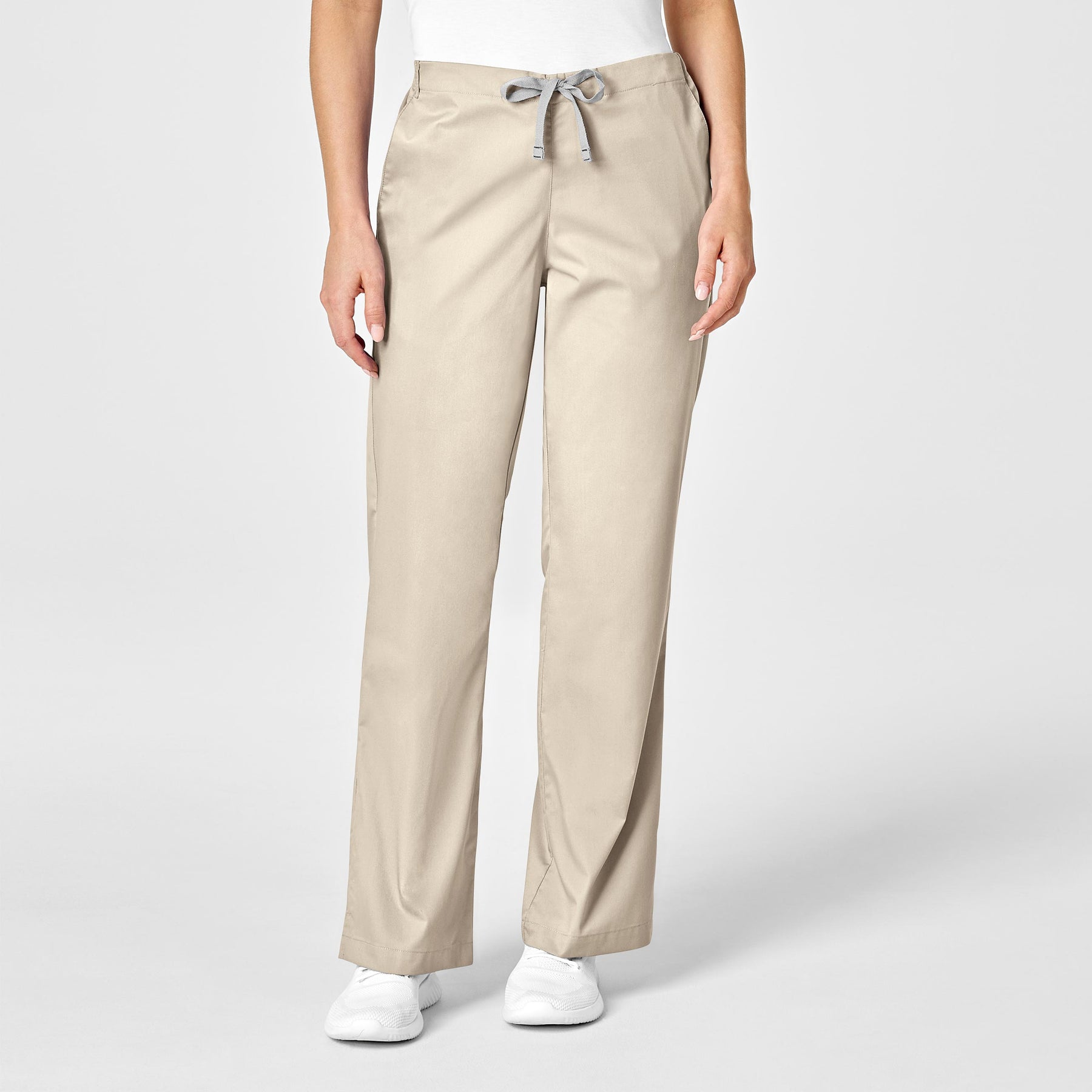 Wink WonderWORK Women's Flare Leg Scrub Pant Khaki