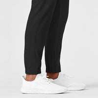 RENEW Men's Jogger Scrub Pant Black side detail 2