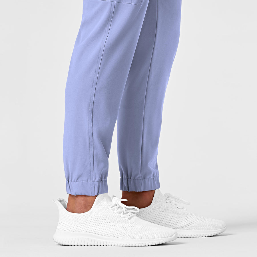 RENEW Men's Jogger Scrub Pant Ceil Blue side detail 2