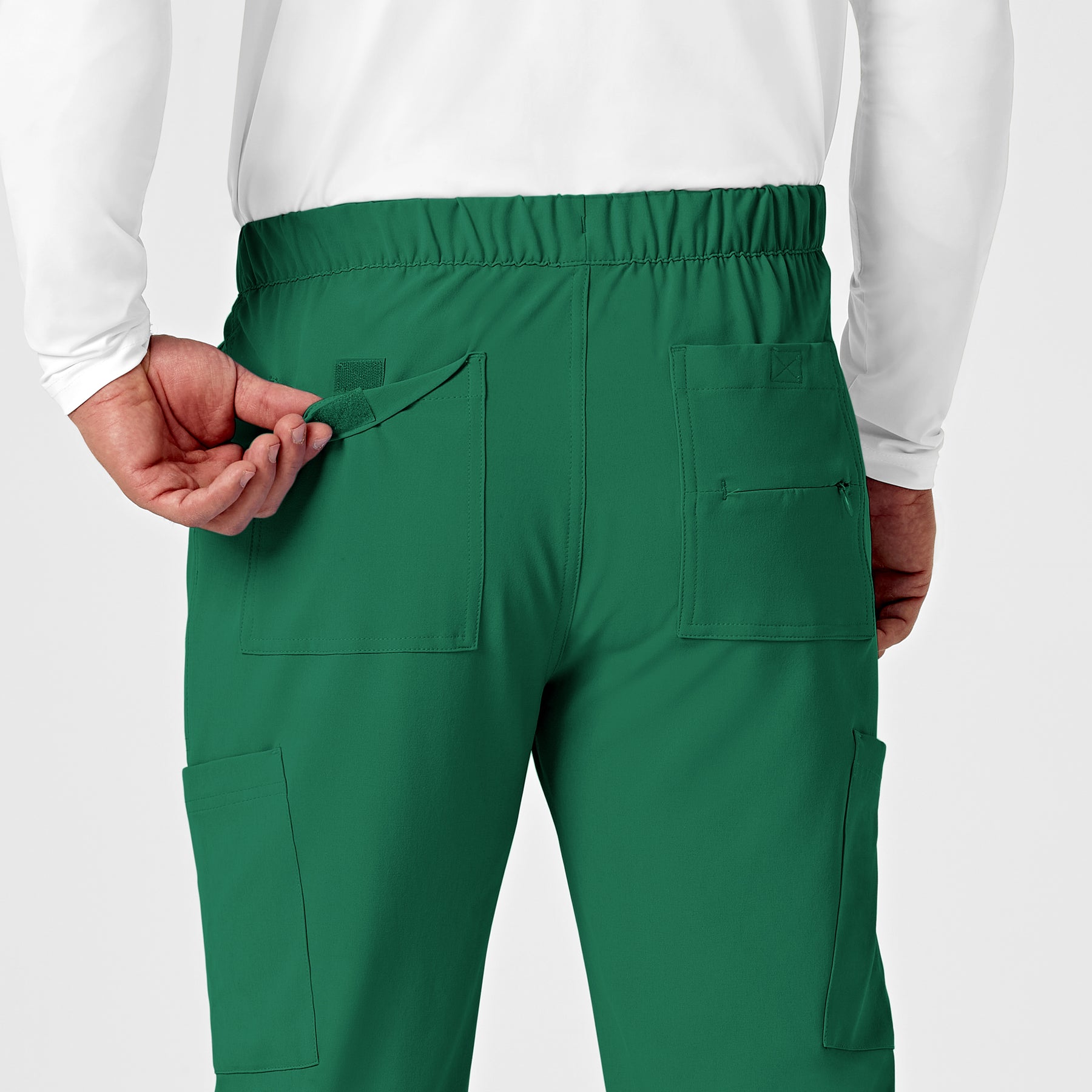 RENEW Men's Jogger Scrub Pant Hunter back detail