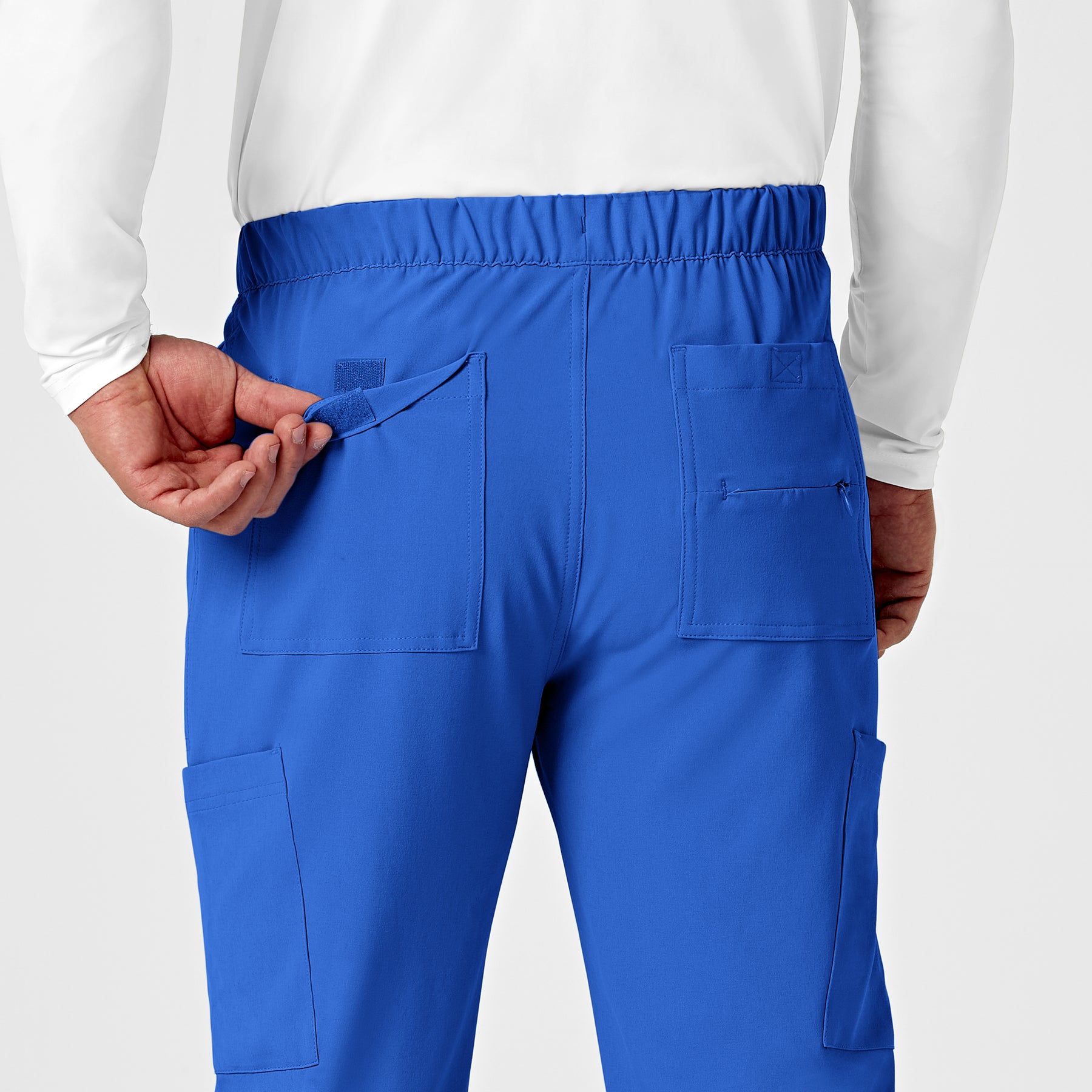 RENEW Men's Jogger Scrub Pant Royal back detail
