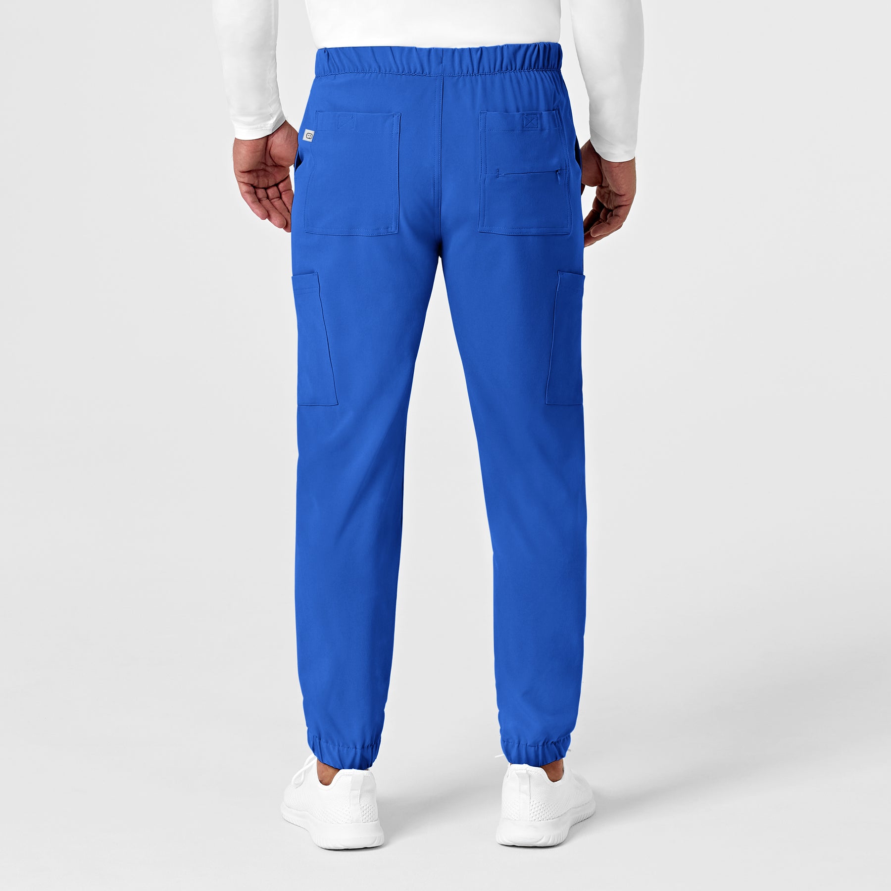 RENEW Men's Jogger Scrub Pant Royal back view