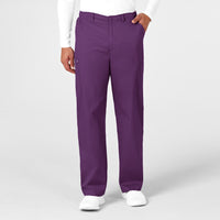 Wink WonderWORK Men's Cargo Scrub Pant Eggplant