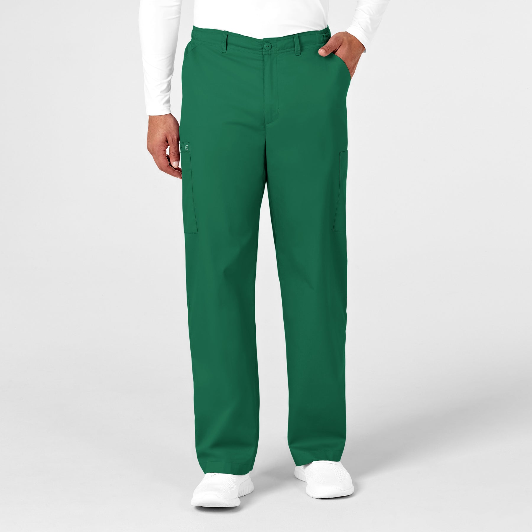 Wink WonderWORK Men's Cargo Scrub Pant Hunter