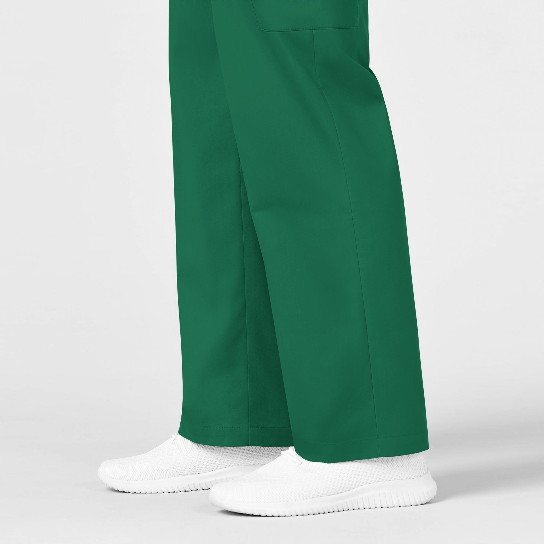 WonderWORK Men's Cargo Scrub Pant Hunter hemline detail