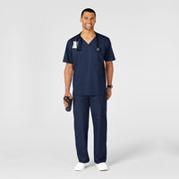 WonderWORK Men's Cargo Scrub Pant Navy full scrub set