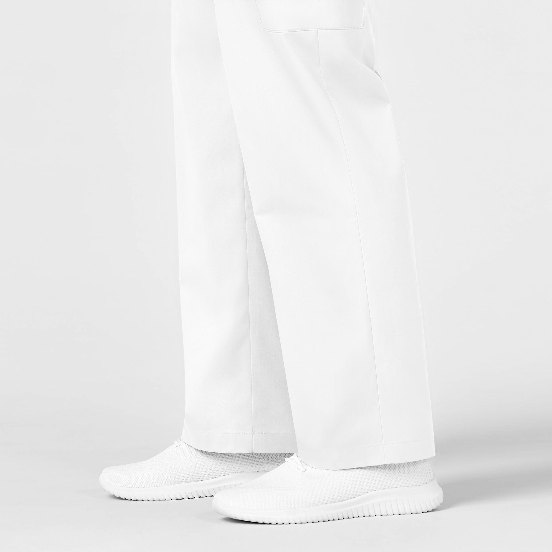 WonderWORK Men's Cargo Scrub Pant White hemline detail