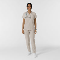 W123 Women's Flex-n-Reach Track Scrub Pant Cloud full scrub set