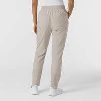 W123 Women's Flex-n-Reach Track Scrub Pant Cloud back view
