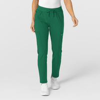 W123 Women's Flex-n-Reach Track Scrub Pant Hunter