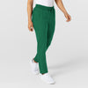 W123 Women's Flex-n-Reach Track Scrub Pant Hunter side view