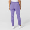W123 Women's Flex-n-Reach Track Scrub Pant Iris Purple back view