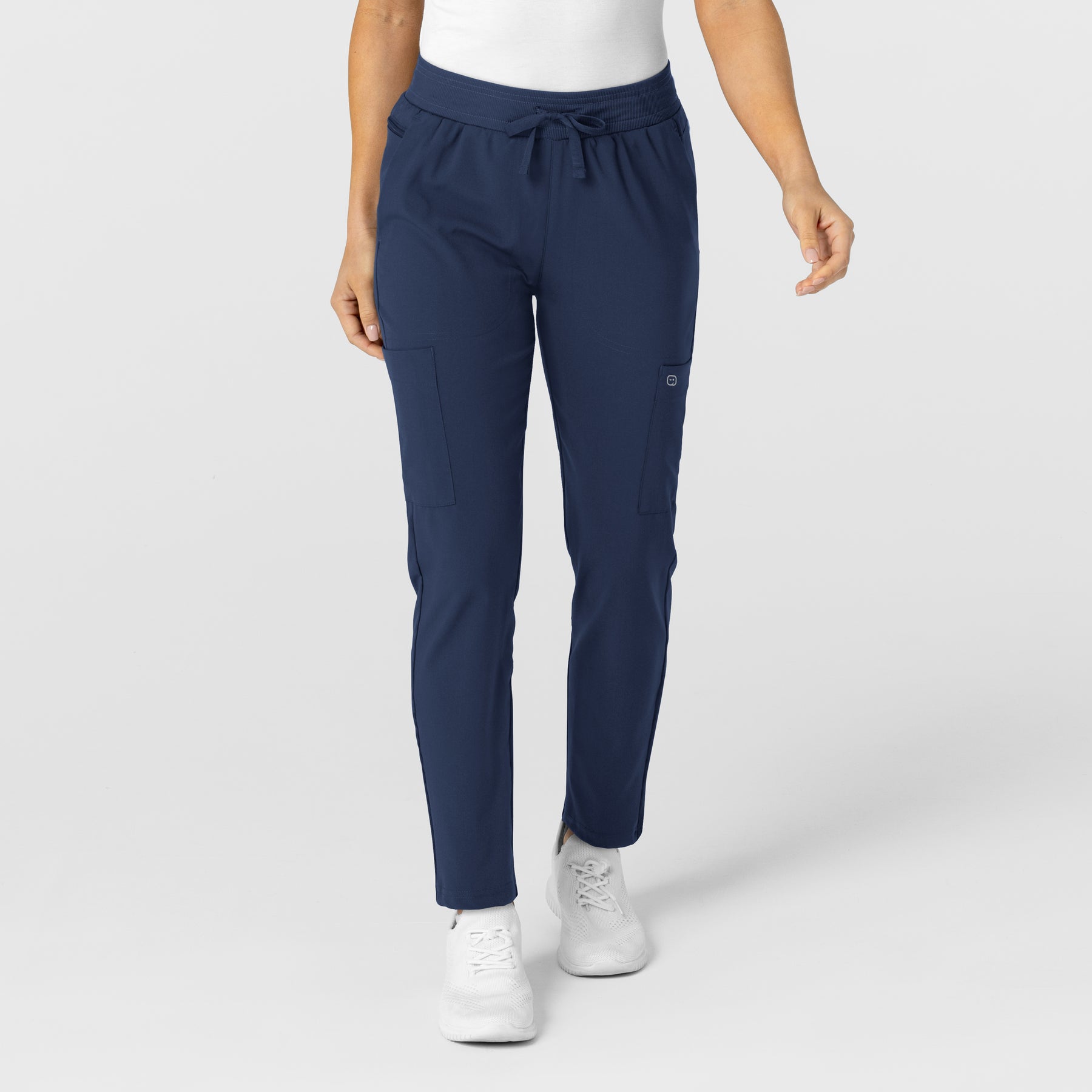 Wink W123 Women's Flex-n-Reach Track Scrub Pant Navy