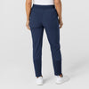 W123 Women's Flex-n-Reach Track Scrub Pant Navy back view