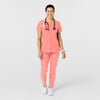 W123 Women's Flex-n-Reach Track Scrub Pant Paradise Pink full scrub set