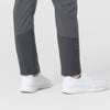 W123 Women's Flex-n-Reach Track Scrub Pant Pewter back detail