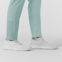 W123 Women's Flex-n-Reach Track Scrub Pant - Sky Blue